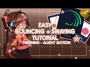 Super easy Alight Motion tweening tutorial 💫 [Head bounce and sway] | BEGINNER FRIENDLY!
