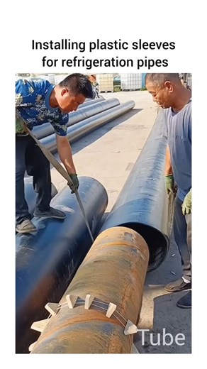 Engineering Tube on Instagram: "Plastic sleeves for refrigeration pipes serve as protective and insulating materials that help maintain the efficiency of the refrigeration system. These sleeves, often made from materials such as PVC or polyethylene, prevent corrosion and physical damage to the pipes while also minimizing energy loss due to thermal conductivity. They are beneficial in both indoor and outdoor installations, providing a barrier against moisture, chemicals, and UV rays. Properly siz