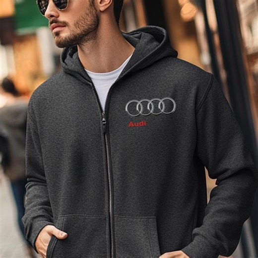 Audi Full Zip Hoodie - Etsy