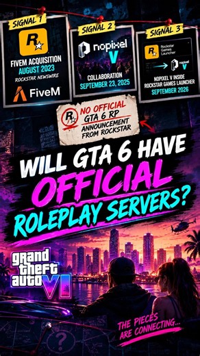 Will GTA 6 Have OFFICIAL Roleplay Servers? 👀