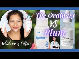 Plum 10% Niacinamide Face Serum with Rice Water Review | Vs The Ordinary Niacinamide 10% + Zinc 1%
