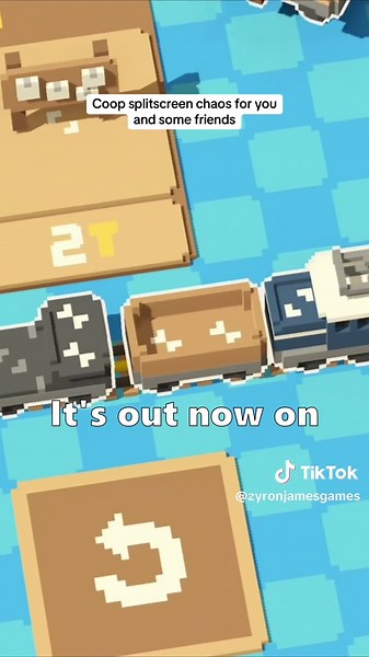 Coop Split Screen Train Game: Unrailed 2