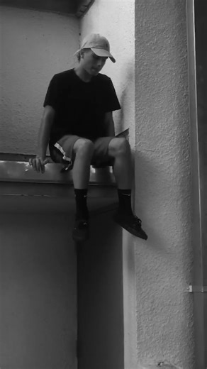 A few years ago, I wrote a song about zombies running after you but upon further inspection one can say this song is about fear and running away from what you deem uncomfortable therefore I picked this video from when I was about 14 or 15 when I was too scared to jump off this tiny little roof with my friends patronizing me in the process I think it perfectly encapsulates the sound and part of the story one of my close friends in different words described it as nostalgic adolescent and colorful 