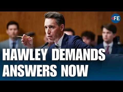 Josh Hawley Erupts Over USPS Executive Bonuses During Explosive Senate Hearing | WORLD NEWS