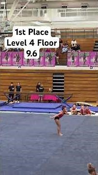 Level 4 Floor Routine - 9.6. 1st Place. #usagymnastics #gymnast #gymnasticscompetition #level4