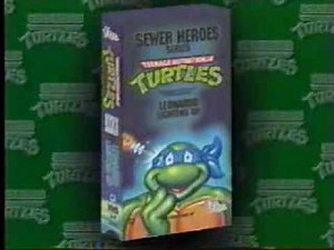 Teenage Mutant Ninja Turtles Sewer Heroes VHS Series Promo