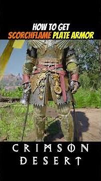 Scorchflame Plate Full Armor Set | Crimson Desert