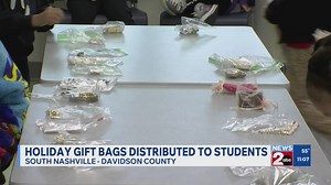Holiday gift bags distributed to students in South Nashville
