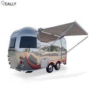 [Hot Item] Caravan Motorhome Travel Trailer Car Towing Camper Van Equipment Vending Trailer