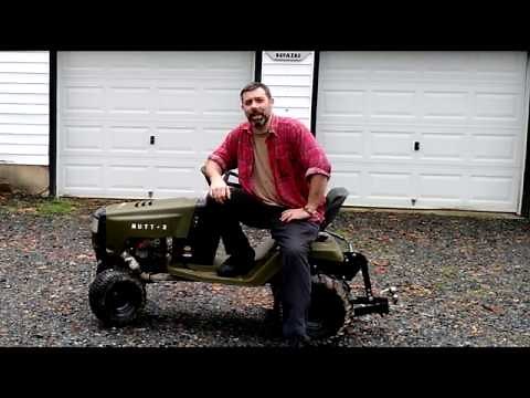 My Converted Riding Mower Making Life Easier On The Farm. How A Little Ingenuity Can Save $1000's!