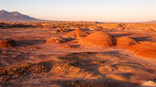 A landscape shaped by extreme erosion