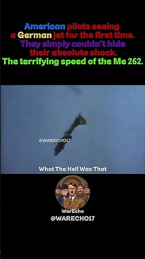 The World's First Jet Fighter: Me 262 Shocks the Allies #ww2 #history #documentary #historicalfacts