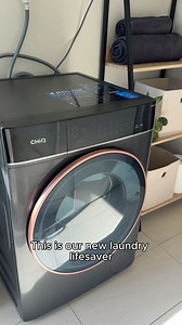 Big loads, less fuss ⚡🧺 Meet the CHiQ WD100TG2 10kg/6kg Front Load Washer Dryer Combo in sleek gun metal – jumbo capacity for family-sized loads, powerful 1400rpm spin for quicker drying, Steam Wash for a deeper, more hygienic clean, and a space-saving design that fits neatly into most Aussie laundries. ✔ 10kg wash / 6kg dry combo ✔ Steam Wash & 1400rpm spin ✔ 4.5-star energy & 4-star WELS ✔ Direct Drive motor for quieter, reliable performance ✔ 5-year warranty for extra peace of mind 🛡 Only a
