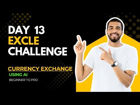 Day 13 | Currency Exchange in Excel 💱 | Automate Live Currency Conversion Easily!