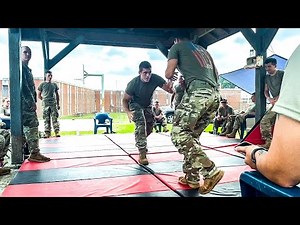 Army wrestling FIRST TO A TAKEDOWN