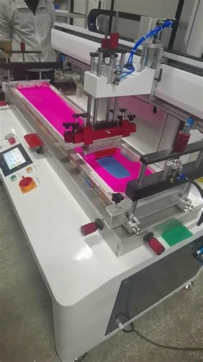 screen printing machine #machine #factory #screen #printing #LCD #LCD glass screen printing machine