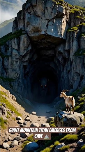 Giant Mountain Titan Emerges From Cave ⛰️ | Realistic Stone Giant