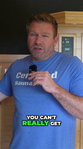 Mini Wooden Sauna Review: Tiny Rooms & Red Light Therapy! #shorts