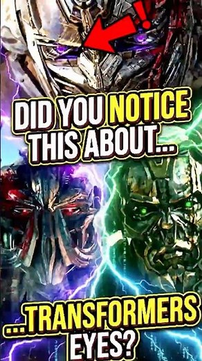 Did you notice this about Transformers eyes? #transformers #optimusprime