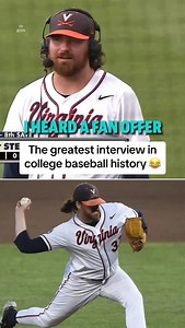 Virginia closer Stephen Schoch was offered Dippin Dots by a fan to intentionally lose a game 👀 (via @espn) | Yahoo Sports
