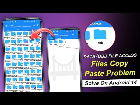 Android 14 Data Obb File Access | Data Obb Folder Access Problem Solve | Data Obb File Access Denied