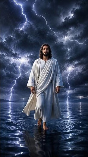 When faith walks on water: peter's step of faith | jesus calls peter out of the boat ✝️💟