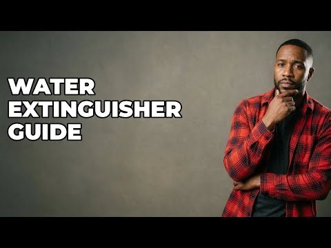 When Should I Use a Water Fire Extinguisher?