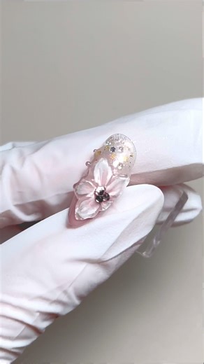 Easy Spring 3D Floral Nail Art🌸