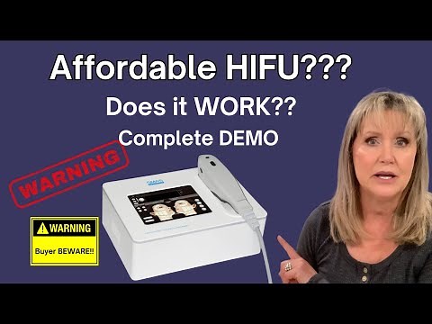 HIFU machine for HOME USE | Does it WORK?? | Honest review demo | Affordable HIFU???