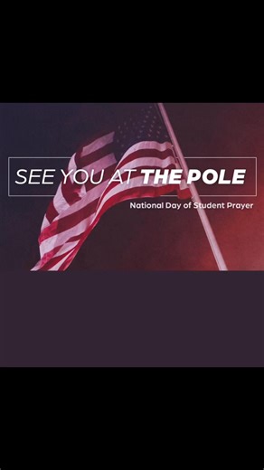 Join us in praying for students worldwide as they gather tomorrow morning, Sept. 24, 2025, for See You at the Pole! On this National Day of Student Prayer, youth will boldly unite at their school flagpoles to pray for their schools, communities, and a powerful revival. Let's support these students as they unashamedly take a stand for their faith! #SeeYouAtThePole #PrayForStudents #Revival | First Baptist Church of Bushnell