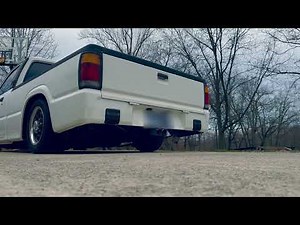 Mazda B2200 Exhaust w/ 22.5" Glasspack and Hedman Dual Hot Tip #2