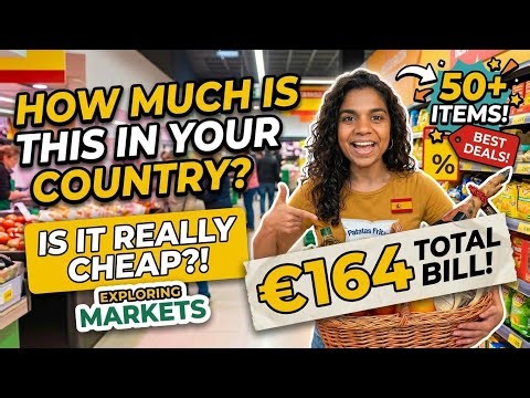 I Bought 50+ Items in Spain for €164! (Is it Actually a Bargain?)