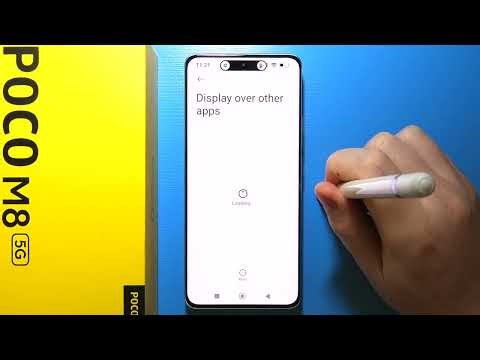 POCO M8 5G: How to Manage Display Over The Other Apps Permission