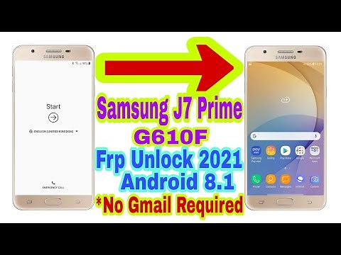 Samsung J7 Prime(G610F)8.1 Frp Bypass Without Pc||New Trick 2021||Bypass Google Account 100% Working