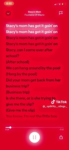 Stacys mom PT.1 ~Sped up~ - Fountains of wayne - Spotify⭐️Songs #Spotify #fyp #viral #songs #foryou #foryoupage #FYP #music #Stacysmom