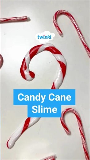 Candy Cane Slime Recipe | Easy Holiday Sensory Activity for Kids | Twinkl USA