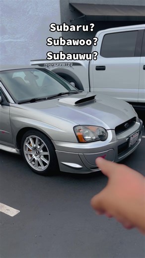How to pronounce subaru? #subaru #subawoo #subauwu #carmeet #socal #carsncoffee