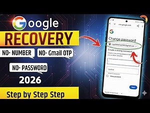 How to Recover Gmail Account Without Verification Code | 2026 New Method | 100% Working