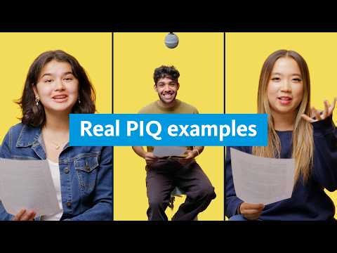 UC admissions REACTS to real PIQ examples