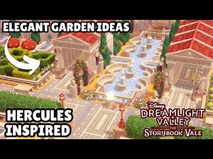 3 EASY HERCULES INSPIRED GARDENS/STORYBOOK VALE DESIGN/MYTHOPIA SPEED BUILD/DISNEY DREAMLIGHT VALLEY