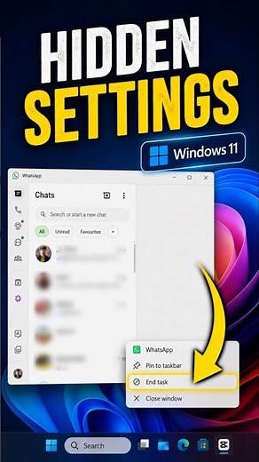 Windows 11 Hidden Setting That Ends Frozen Apps Instantly 🤯
