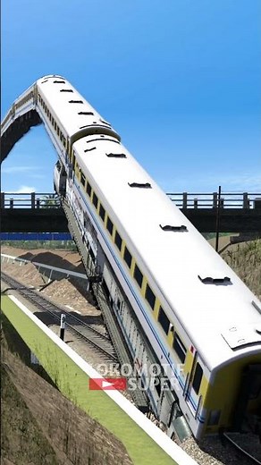 Kereta Api Terbang #keretaapi #trainzsimulator #train #automobile #railway