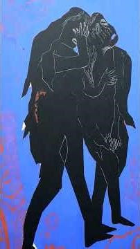 Sgraffito Painting Process: Expulsion from the Garden of Eden