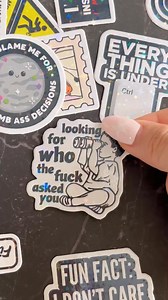 7.3K views · 11 reactions | These funny stickers would make a great gift for coworkers, parents or teenagers! | Individtual.Pro | Facebook