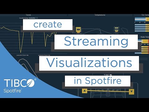 Create Streaming Visualizations in Spotfire | Spotfire Data Streams