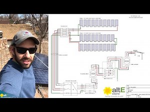 A tour of a grid-tied solar system with altE at home