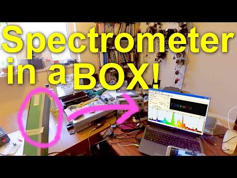 DIY Light Spectrometer - webcam & diffraction grating - Applied Science at its Best!