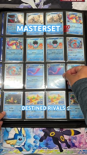 GOREBYSS water MASTERSET!!! 🌊💯✅ #pokemon #pokemoncollection #masterset #subscribe #destinedrivals