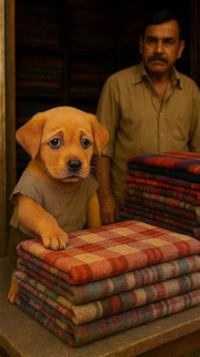 The Puppy is Do struggle to cover the small puppys using Blancket In Winter | #craftedkahaniya