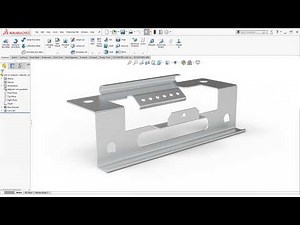 SolidWorks Sheet Metal Practice | Base Flange, Edge Bends, Sketched Bend, Hem